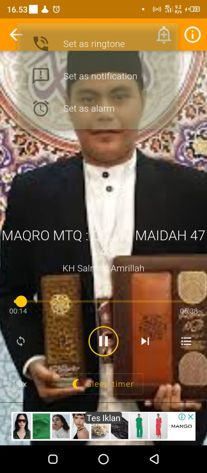 Qori KH Salman Amrillah Mp3 screenshot